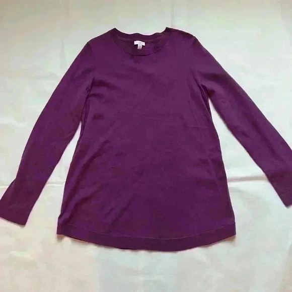 J Jill light sweater purple tall S - Picture 1 of 4